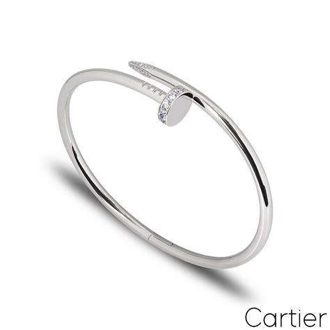 bracelet clou cartier argent|cartier bracelet un clou price.